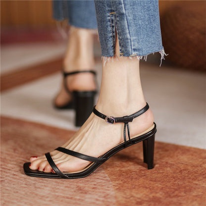 Belinda | Women’s Orthopedic Strappy Kitten Heel Sandals