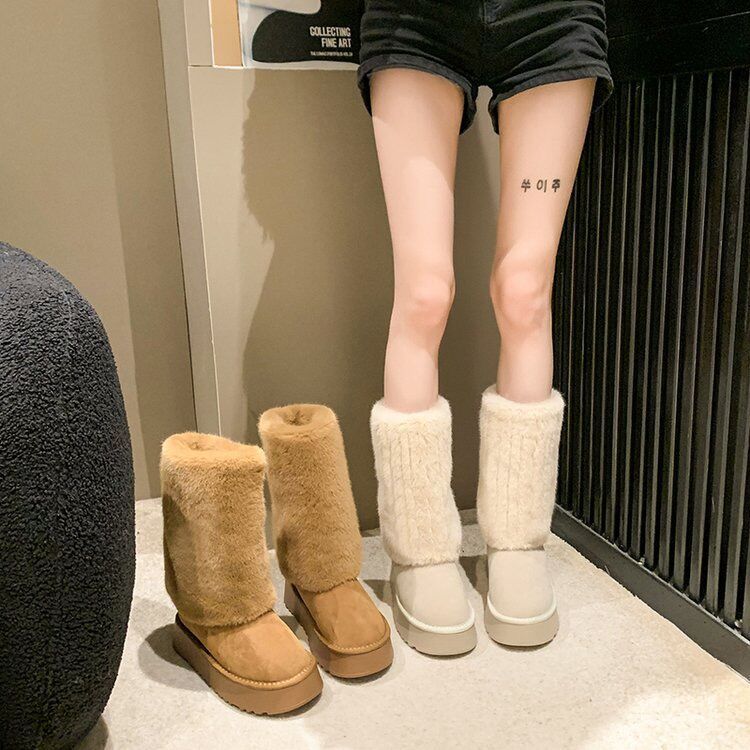 Talia | Orthopedic Plush Fur Tall Winter Boots
