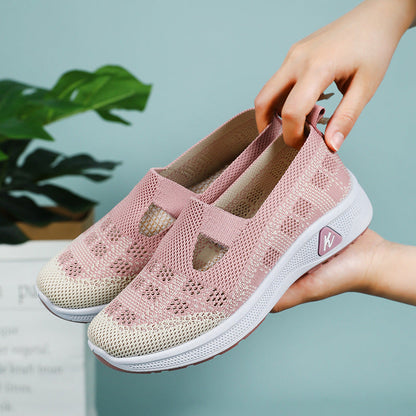 Orthopedic Slip-On Breathable Mesh Shoes – Lightweight Comfort Walking Sneakers