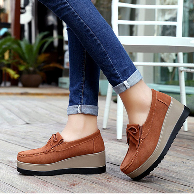 OrthoCare Shoes With Fringe Bow Design - Comfort And Elegance