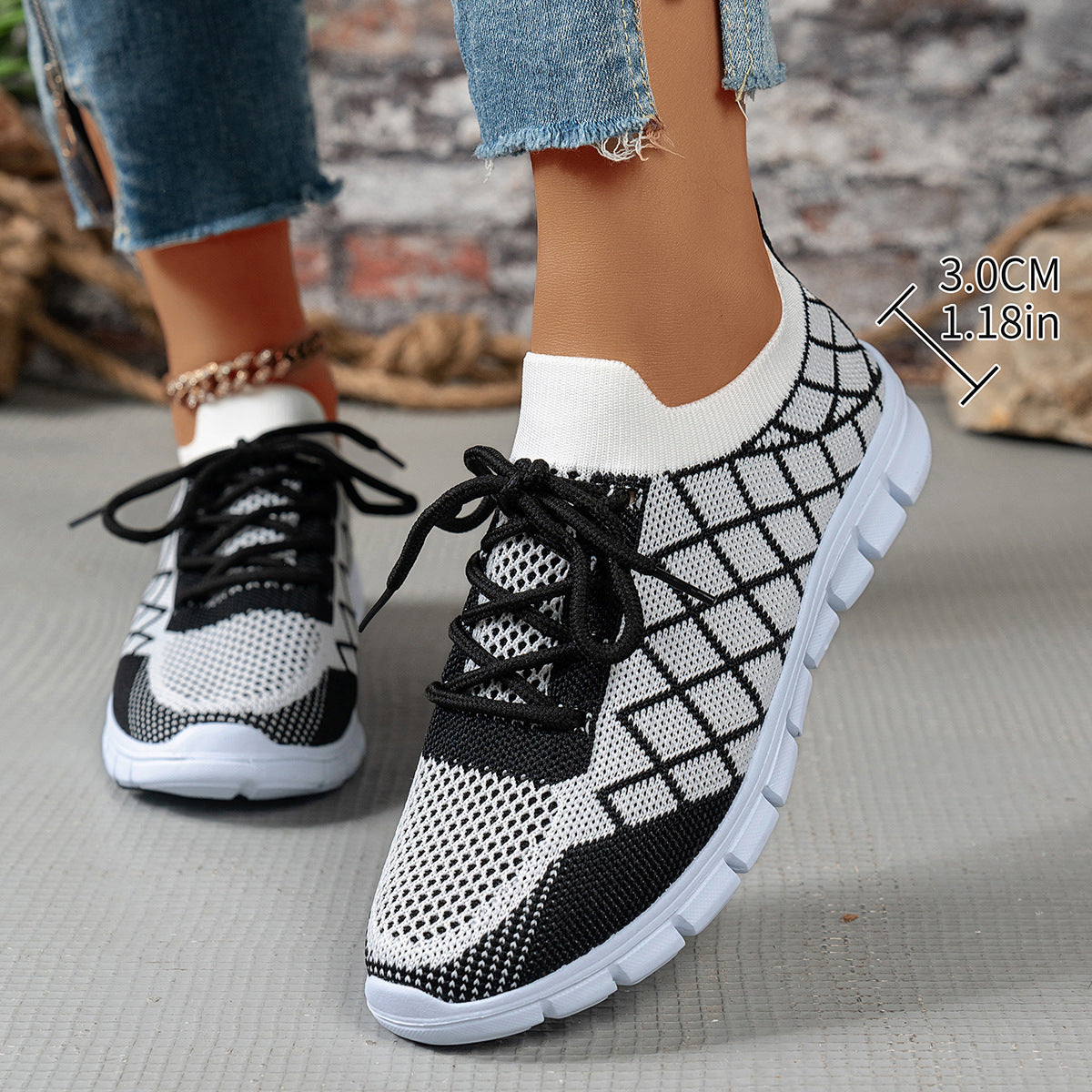 Magnolia | Women’s Orthopedic Breathable Knit Walking Sneakers