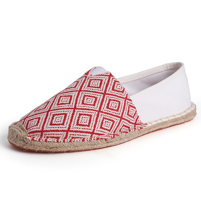 OrthoCare Men and Women’s Espadrille Slip-On Flats – Breathable Casual Summer Shoes