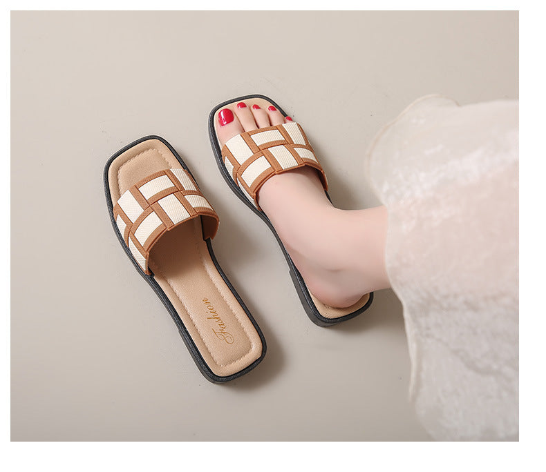 OrthoCare Woven Comfort Slide Sandals