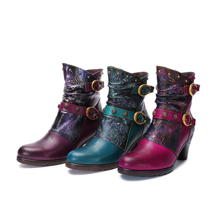 OrthoCare Retro Boots - Artisanal Comfort Design