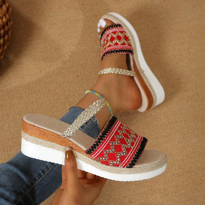 OrthoCare Bohemian Platform Sandals