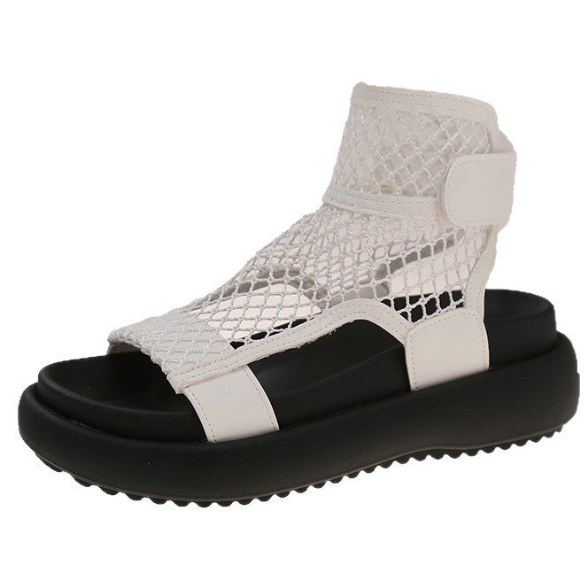 Delphine | Women’s Orthopedic Mesh Platform Gladiator Sandals