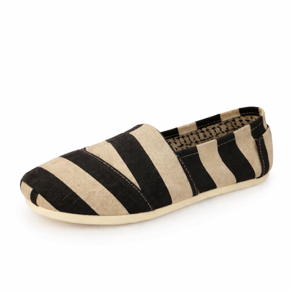 Orthopedic Casual Canvas Slip-On Shoes – Lightweight Breathable Everyday Flats