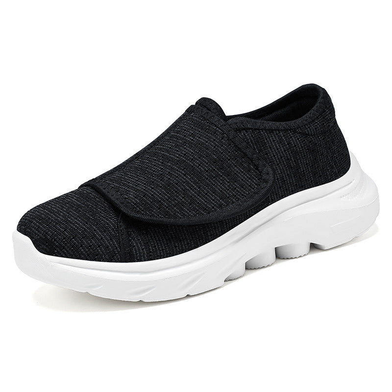 Orthopedic Velcro Slip-On Shoes – Breathable Lightweight Comfort Walking Sneakers