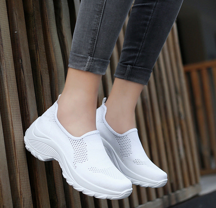OrthoCare Women's Slip-On Hiking Shoes - Thick Sole