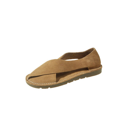 OrthoCare Round-Toe Roman Sandals - Comfort And Style