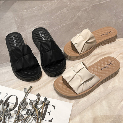 OrthoCare | Cushioned Cross Strap Slide Sandals