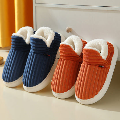 Lala | Orthopedic Plush Corduroy Indoor Slippers – Warm Comfort for Home