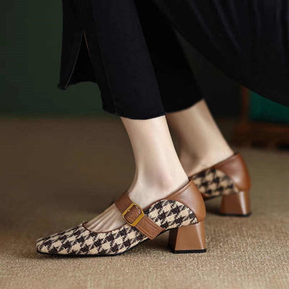 OrthoCare Retro Mary Jane Shoes With Single Buckle