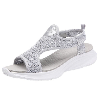 Uliana | Women’s Orthopedic Rhinestone Mesh Comfort Sandals