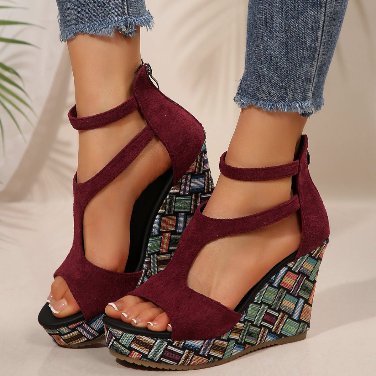 Lunelle | Women’s Orthopedic Boho Platform Wedge Sandals