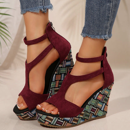 Lunelle | Women’s Orthopedic Boho Platform Wedge Sandals