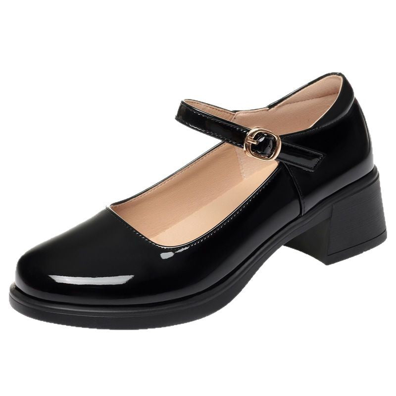 Jovianne | Women’s Orthopedic Mary Jane Block Heel Pumps