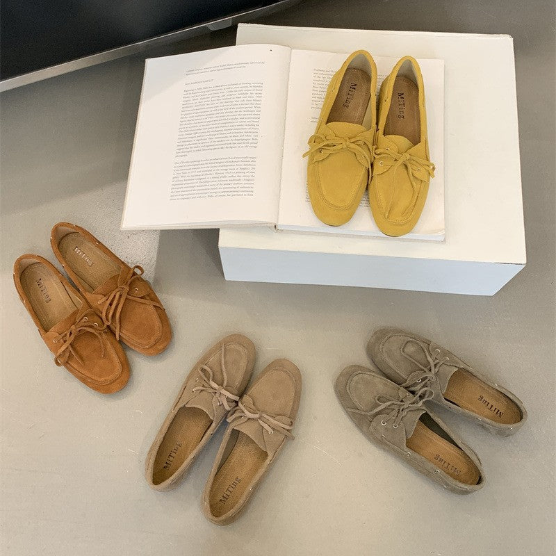 OrthoCare Retro Low-Top Shoes With Round Toe - Unique Style