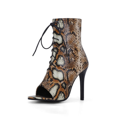 Valora | Women’s Orthopedic Peep Toe Stiletto Ankle Booties