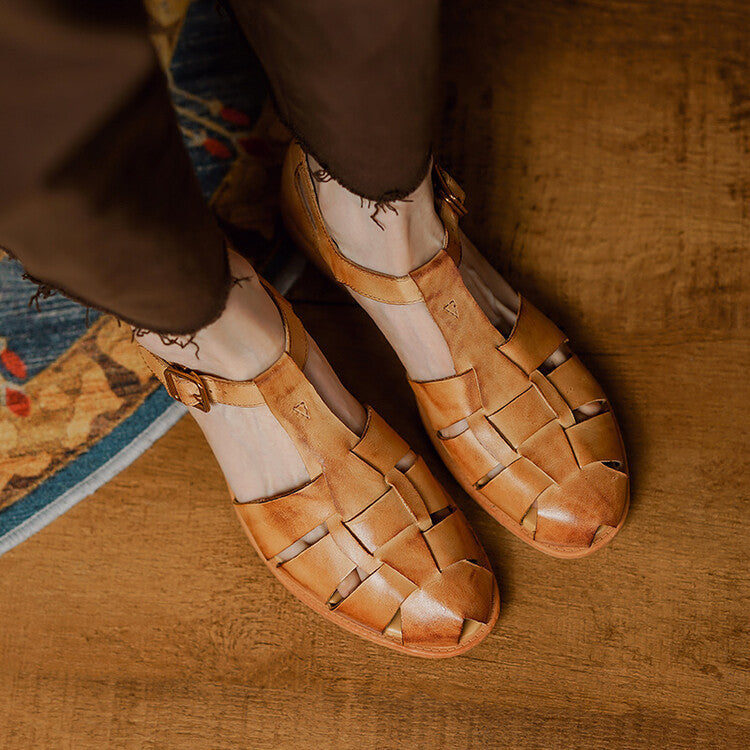 OrthoCare Roman Sandals - Low Heel Comfort
