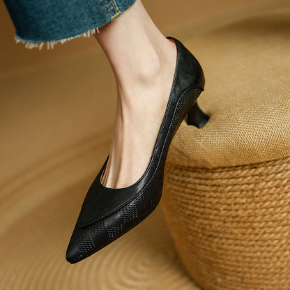 Sandra | Orthopedic Vintage Low-Heel Pumps