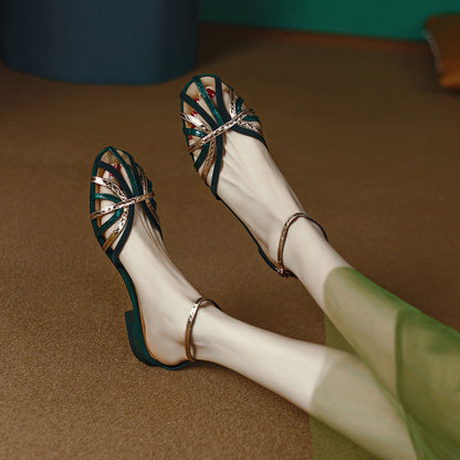 OrthoCare Retro Woven Roman Shoes - Unique And Elegant