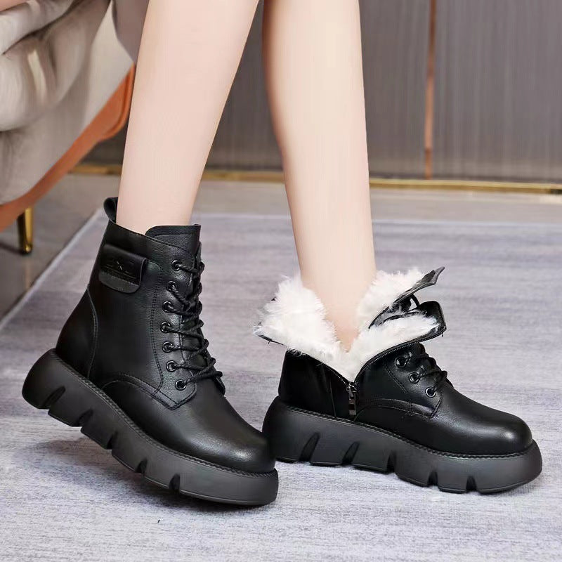 Marissa | Orthopedic Foldable Fur Chunky Winter Boots