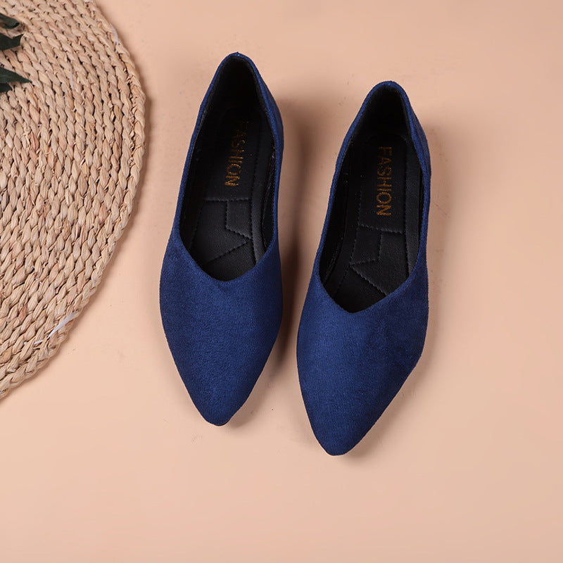 OrthoCare Pointed Low Toe Shoes In Plus Sizes
