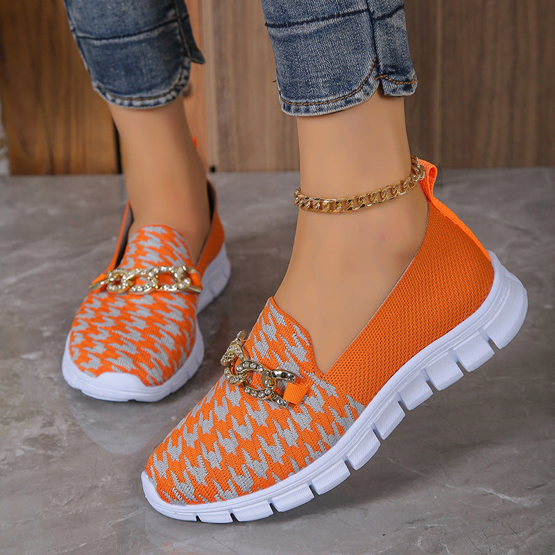 OrthoCare Houndstooth Shoes: Unique Elegance And Comfort