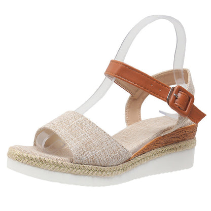 Daciana | Women’s Orthopedic Espadrille Strap Wedge Sandals