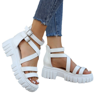 Hartley | Women’s Orthopedic Gladiator Platform Sandals