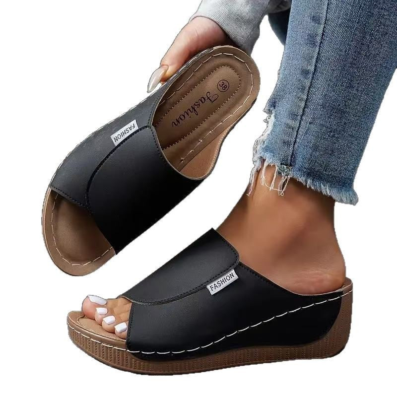 OrthoCare Plus-Size Slippers - Chunky Sole Comfort