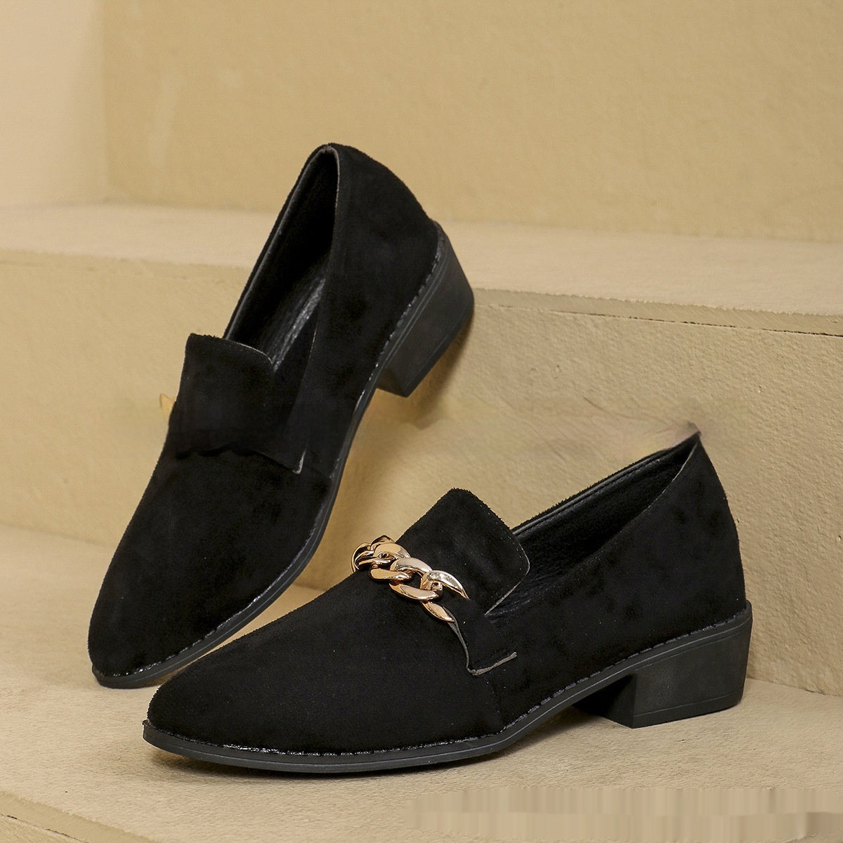 Sandra | Orthopedic Suede Chain Loafers