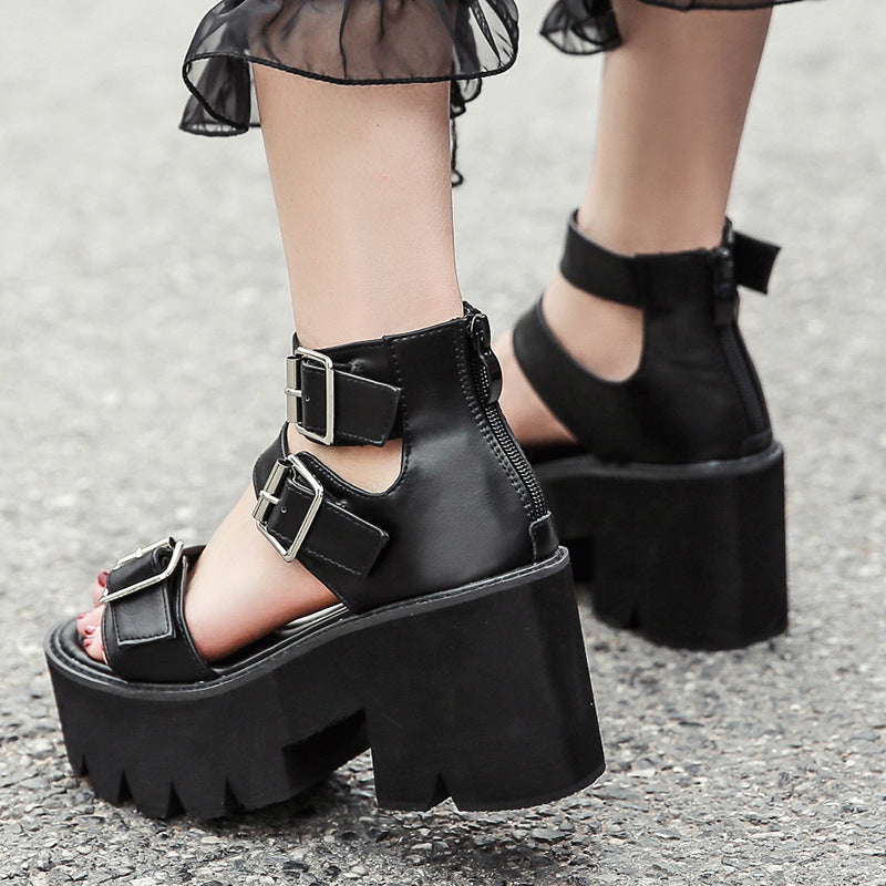 Lyrielle | Women’s Orthopedic Chunky Platform Gladiator Sandals