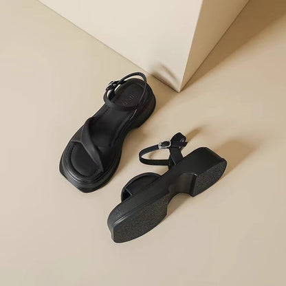 OrthoCare | Sporty Double Strap Platform Sandals