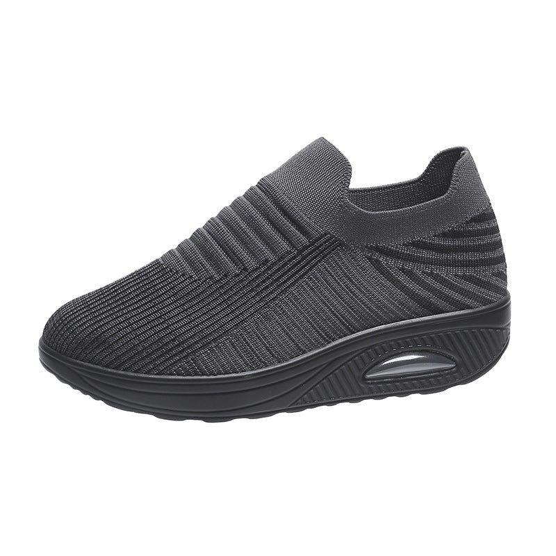 OrthoCare Lightweight And Breathable Striped Mesh Shoes