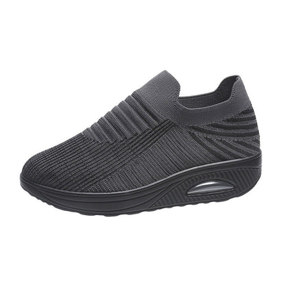 OrthoCare Lightweight And Breathable Striped Mesh Shoes