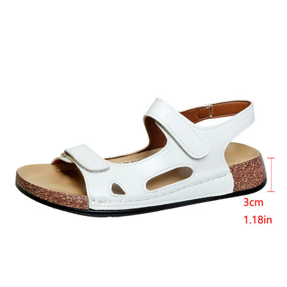 OrthoCare Double Buckle Cork Footbed Comfort Sandals