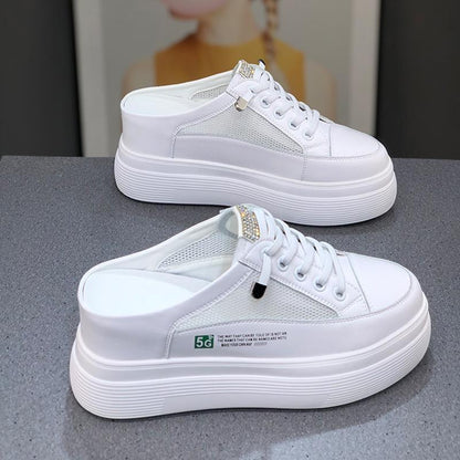 OrthoCare Thick Platform Casual Lace-Up Sneakers