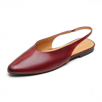 OrthoCare Pointed Toe Slingback Flat Mules