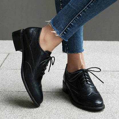 OrthoCare Retro Oxfords - Lace-Up Comfort Shoes