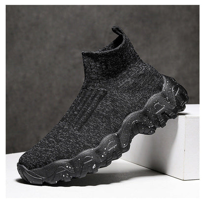 Orthopedic Sock Sneakers – Air Cushion Chunky Sole Slip-On Comfort Shoes