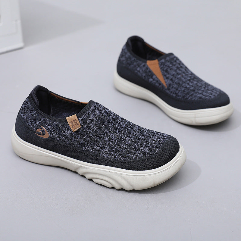 Orthopedic Cushion Slip-On Shoes – Lightweight Breathable Comfort Walking Sneakers