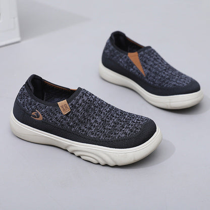 Orthopedic Cushion Slip-On Shoes – Lightweight Breathable Comfort Walking Sneakers