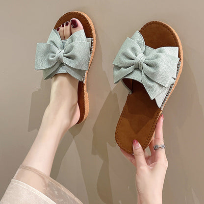 Mirabelle | Women’s Orthopedic Oversized Bow Slide Sandals