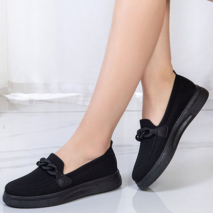 OrthoCare Chain Flats - Slip-On Comfort Shoes