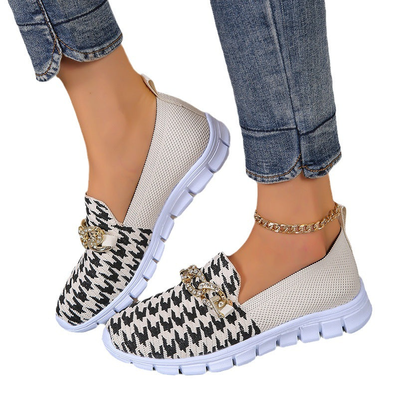 OrthoCare Houndstooth Shoes: Unique Elegance And Comfort