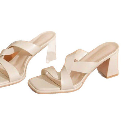 OrthoCare Sandals - Open Toe Chunky Heel Comfort