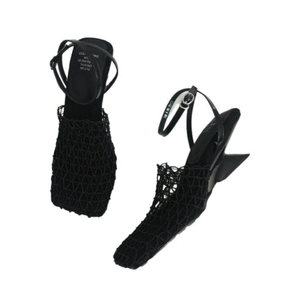 Inara | Women’s Orthopedic Woven Mesh Slingback Heels