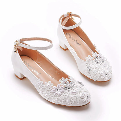 OrthoCare Lace Bridal Shoes For Pregnant Women